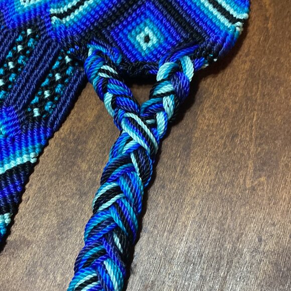 46-(B&B) Handcrafted. Macrame. Braided Toquillas.Tie Belt. - Picture 5 of 11